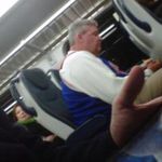 "sitting across from Rex Ryan on NJtransit coming home from Knicks game"